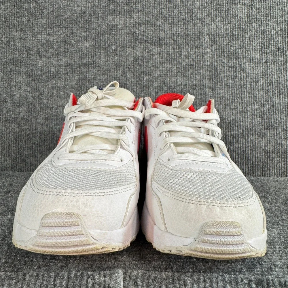 Nike Air Max Excee White Red Navy Blue Low Top Sneakers Women's 7.5